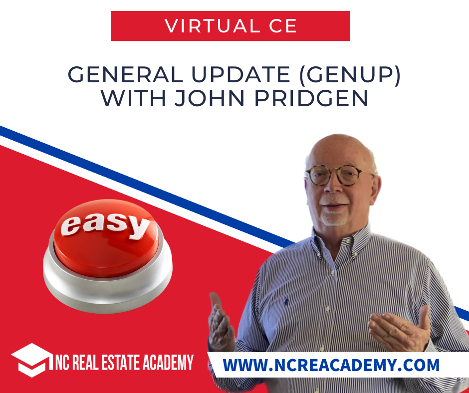 General Update (GENUP) - October 9 (9:00 AM-1:00 PM)